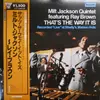 LP - Milt Jackson Quintet Featuring Ray Brown - That's The Way It Is - + Insert