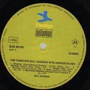 LP - Milt Jackson with Horace Silver - The Complete Milt Jackson