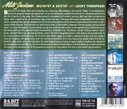 Double CD - Milt Jackson With Lucky Thompson - Milt Jackson Quintet & Milt Jackson Sextet