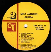 LP - Milt Jackson - Olinga - Gatefold