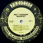 LP - Milt Jackson - Milt Jackson Quartet