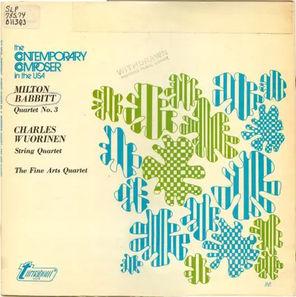 Babbitt / Wuorinen - The Fine Arts Quartet - Quartet No. 3 / String Quartet