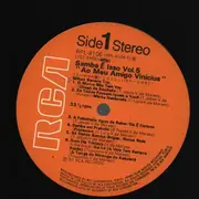 LP - Milton Banana Trio - Ao Meu Amigo Vinicius - Samba É Assim Vol. 5 - Insert