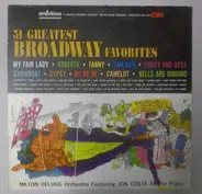 Milton DeLugg And His Orchestra Featuring Jon Costa - 51 Greatest Broadway Favorites