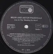 LP - Milva And Astor Piazzolla - Live At The Bouffes Du Nord