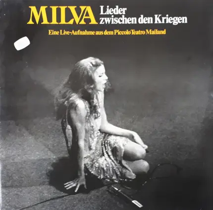 Milva - Lieder zwischen den Kriegen