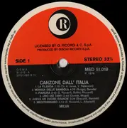 LP - Milva - Canzone Dall' Italia - Mispress
