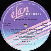 LP - Milva - Canzoni Tra Le Due Guerre