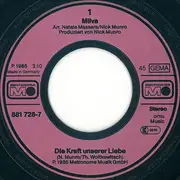 7inch Vinyl Single - Milva - Die Kraft Unserer Liebe