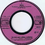 7inch Vinyl Single - Milva - Du Bist Sehr Müde Liebling