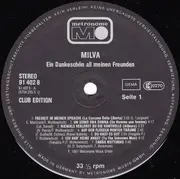 LP - Milva - Ein Dankeschön All Meinen Freunden