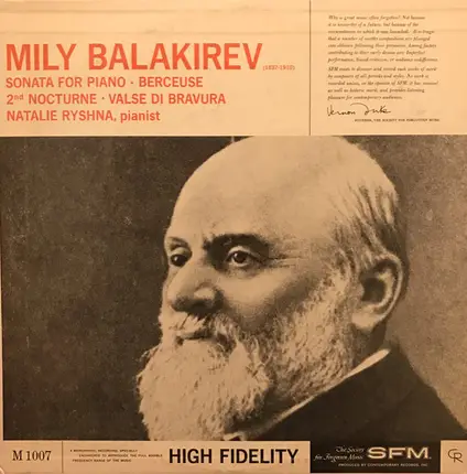 Balakirev - Sonata For Piano | Berceuse | 2nd Nocturne | Valse Di Bravura