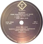 LP - Balakirev / Lyapunov - Piano Concerto In E-Flat / Rhapsody On Themes From The Ukraine For Piano & Orchestra