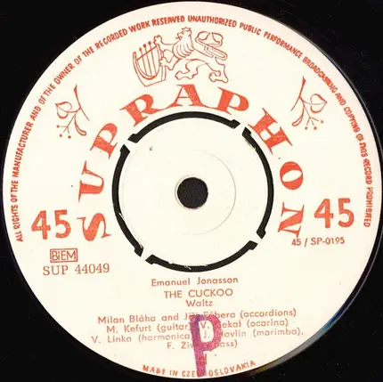 Milan Bláha And Jiří Fábera - The Cuckoo / Chicken-Polka