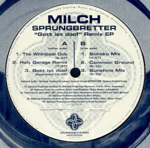 Milch - Sprungbretter