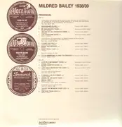 LP - Mildred Bailey - 1938/39