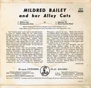 7inch Vinyl Single - Mildred Bailey And Her Alley Cats - Mildred Bailey And Her Alley Cats