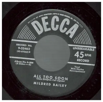 Mildred Bailey And The Delta Rhythm Boys - The Rockin' Chair Lady