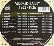 CD - Mildred Bailey - 1932-1936