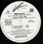 12inch Vinyl Single - Milestone - I Care 'Bout You