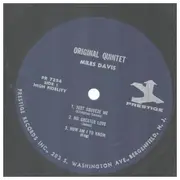 LP - Miles Davis - The Original Quintet (First Recording) - Mono