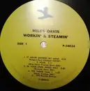 Double LP - Miles Davis - Workin' And Steamin'