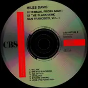 CD - Miles Davis - In Person, Friday Night At The Blackhawk, San Francisco, Volume 1