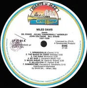 LP - Miles Davis - Miles Davis 1957-1958 Meets Gil Evans, Julian 'Cannonball' Adderley, John Coltrane, Bill Evans