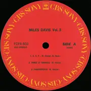 LP - Miles Davis - Miles Davis Vol. 3