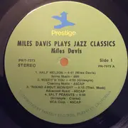 LP - Miles Davis - Miles Davis Plays Jazz Classics