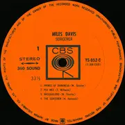 LP - Miles Davis - Sorcerer - No OBI
