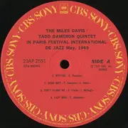 LP - Miles Davis-Tadd Dameron Quintet - In Paris Festival International De Jazz - May, 1949 - Mono, Gatefold+insert
