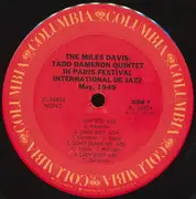LP - Miles Davis-Tadd Dameron Quintet - In Paris Festival International De Jazz - May, 1949 - Mono, Gatefold