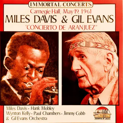 Miles Davis & Gil Evans - Carnegie Hall, May 19, 1961: Concierto De Aranjuez