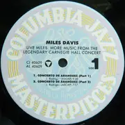 LP - Miles Davis - Live Miles: More Music From The Legendary Carnegie Hall Concert - Still Sealed