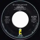 7inch Vinyl Single - Miles Jaye - Let's Start Love Over / Lazy Love