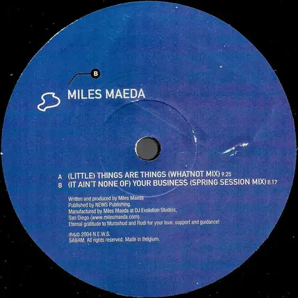 Miles Maeda - Things Are Things