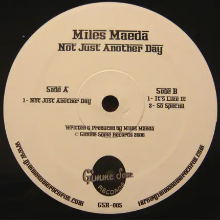 Miles Maeda - Not Just Another Day