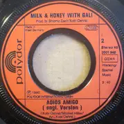 7inch Vinyl Single - Milk And Honey With Gali Atari - Adios Amigo (Wir Wurden Freunde)