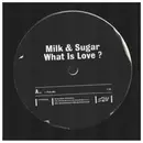 12inch Vinyl Single - Milk & Sugar - What Is Love - TP, Single Sided