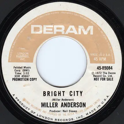 Miller Anderson - Grey Broken Morning