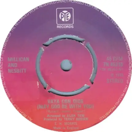Millican & Nesbitt - Vaya Con Dios (May God Be With You)