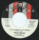 7inch Vinyl Single - Millie Brown - Congratulations / He's Not For You