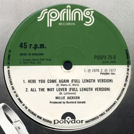 Millie Jackson - My Man Is A Sweet Man