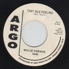 Millie Vernon - Bloodshot Eyes / That Old Feeling