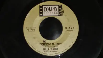 Millie Vernon - The Weatherman / Somebody To Love