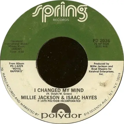 Millie Jackson & Isaac Hayes - I Changed My Mind / Do You Wanna Make Love