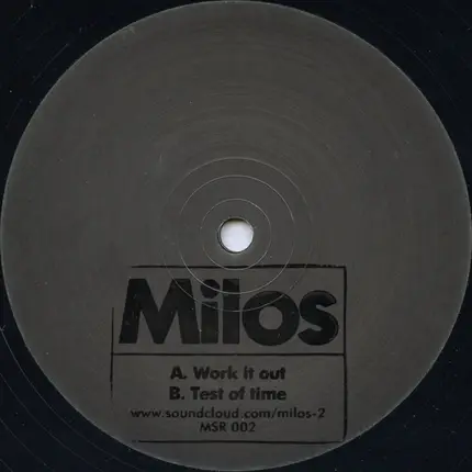Milos - Work It Out / Test Of Time