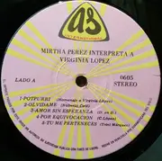 LP - Mirtha Perez - Mirtha Interpreta a Virginia Lopez