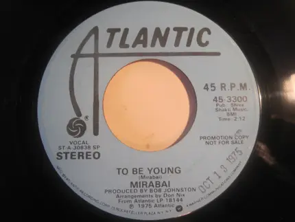 Mirabai - To Be Young